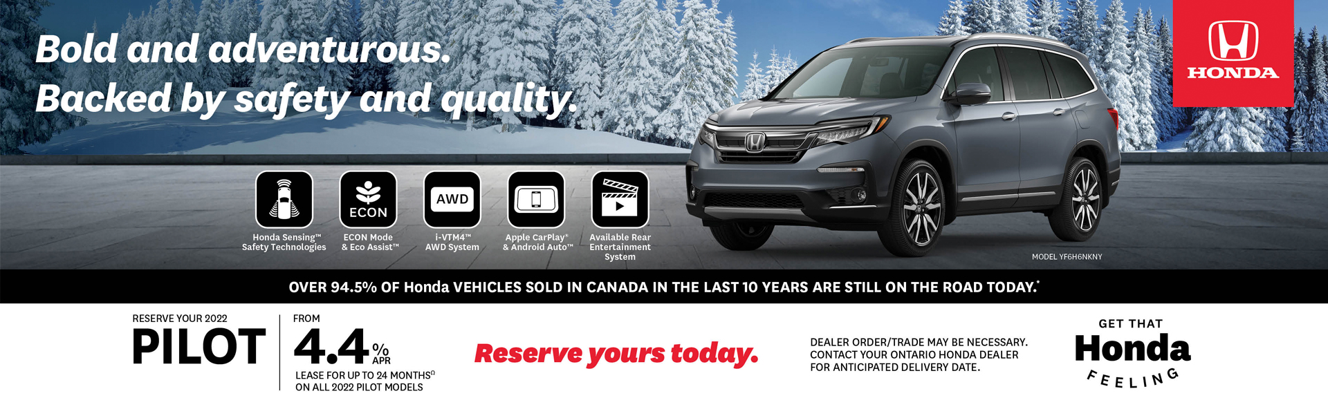 2022 Honda Pilot 2022 Honda Pilot